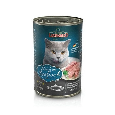 Консервированный корм Leonardo Quality Selection для кошек с морской рыбой - 400 г Основное Превью