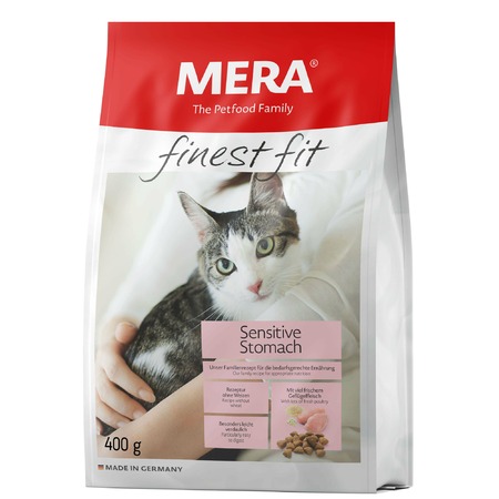 Сухой корм Mera Finest Fit Sensitive Stomach для кошек с чувствительным пищеварением с курицей - 400 г  Превью