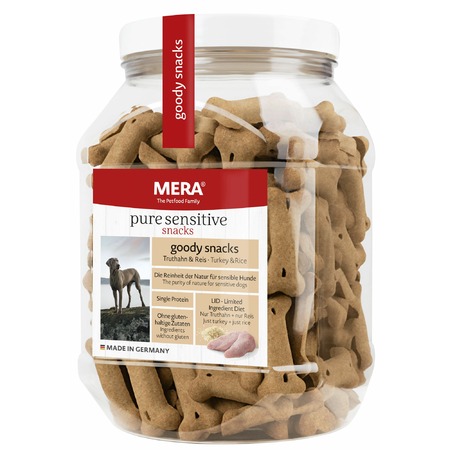 Лакомство Mera Pure Sensitive Goody Snacks для собак с индейкой и рисом  Превью