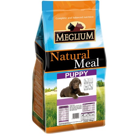 Сухой корм Meglium для щенков с курицей и говядиной - 3 кг  Превью