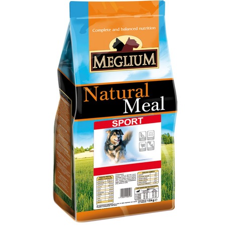 Сухой корм Meglium Sport для активных собак с мясом - 3 кг  Превью